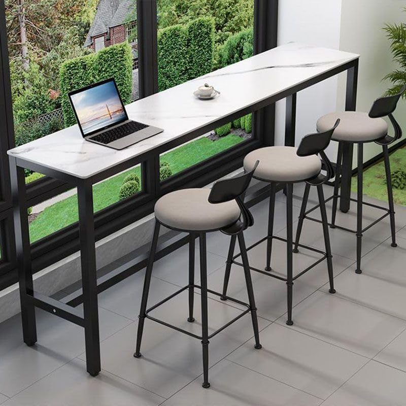 ★ Private Bar Counter Set Rustic Distressed Barndoor Solid Wood White Bar Counter